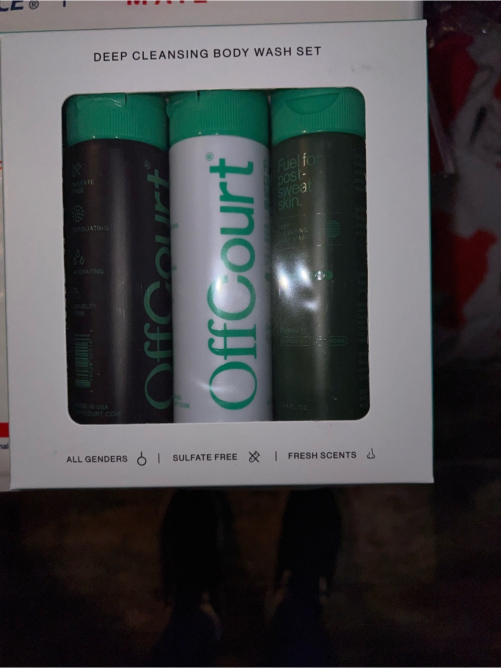 OffCourt Deep Cleansing Body Wash Set - Green